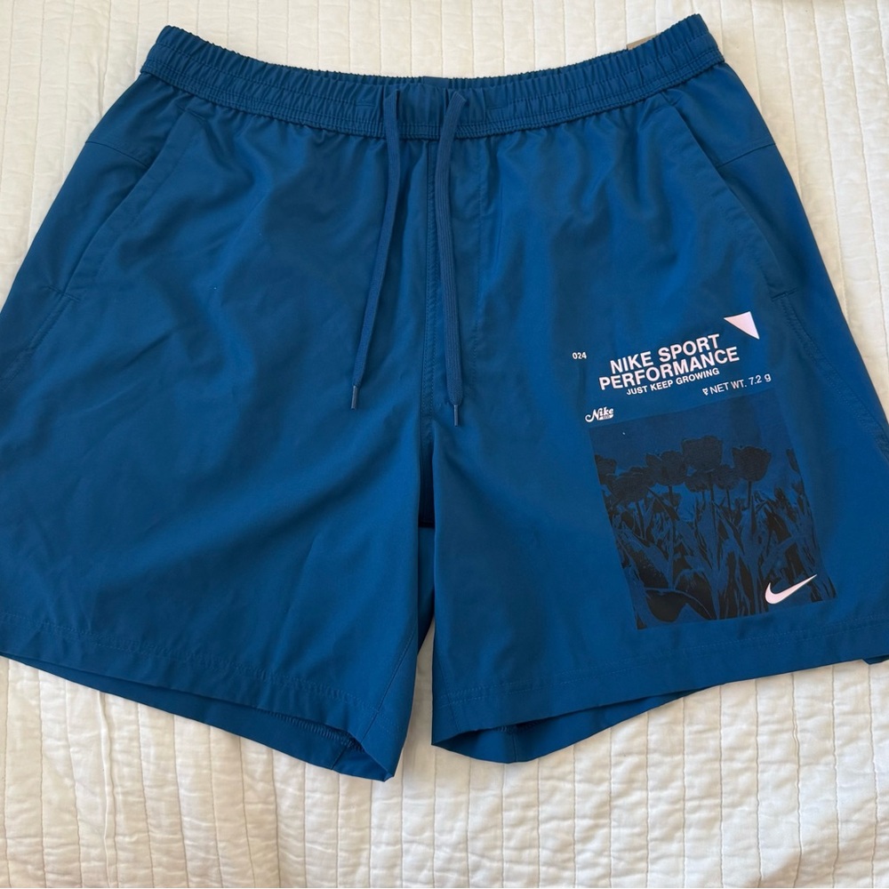 Nike Blue Athletic Shorts